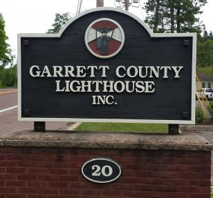 Garrett County Lighthouse Sign